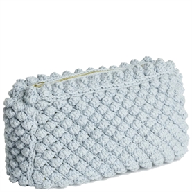 Aiayu Linn Clutch, Mint Blue